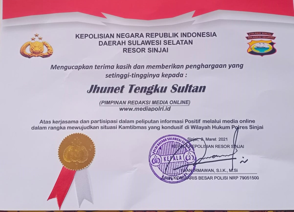 Kepolisian Negara Republik Indonesia Sulawesi Selatan Resort Sinjai
