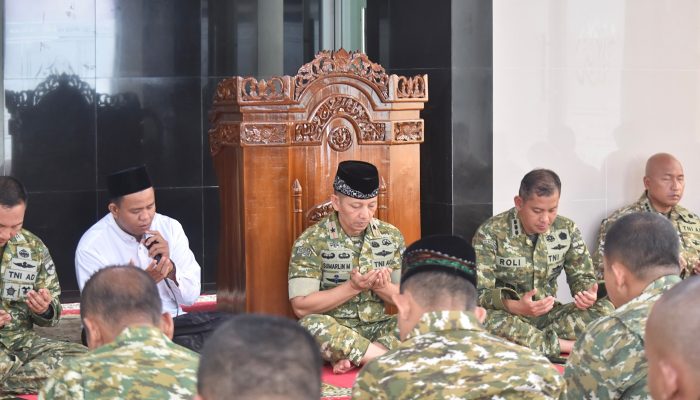 Korem 043/Gatam Gelar Doa Syukur Bersama Peringati HUT ke-81 RI