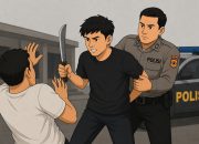 Merasa Di Santet, Seorang Pria di Palabuhanratu Sukabumi Tusuk Korban dengan Golok