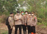 Kapolda Kalteng Turun Langsung Padamkan Karhutla di Kawasan Sebangau dan Jalan Mahir Mahar
