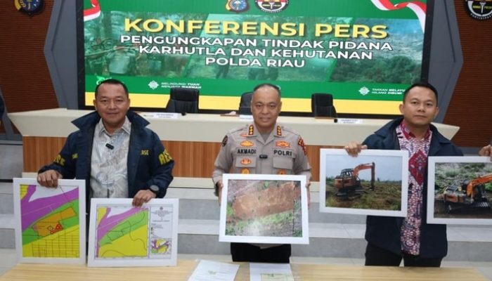 Polda Riau Ungkap 37 Kasus Karhutla, 40 Orang Jadi  Tersangka