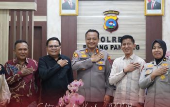 Kapolres Padang Panjang Terima Kunjungan KPU, Perkuat Silaturahmi dan Koordinasi PDPB