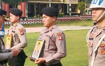 Langgar Kode Etik, Dua Personel Polres Pagar Alam Resmi Dipecat
