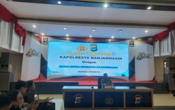 Kapolresta Banjarmasin Perkuat Sinergi dengan Pers, Tekankan Akurasi Informasi