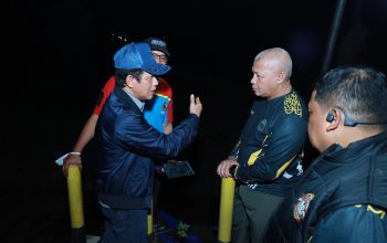 Cegah Api Bawah Tanah, Kapolda Kalsel Bersama Wamenko Pangan Cek Irigasi Pembasahan Gambut Guntung Damar
