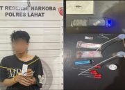 Satres Narkoba Polres Lahat Ungkap Dugaan Peredaran Sabu di Angkringan Pasar Lama