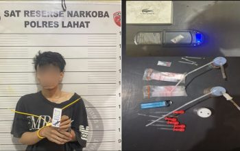 Satres Narkoba Polres Lahat Ungkap Dugaan Peredaran Sabu di Angkringan Pasar Lama