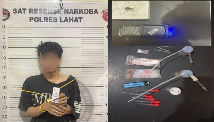 Satres Narkoba Polres Lahat Ungkap Dugaan Peredaran Sabu di Angkringan Pasar Lama
