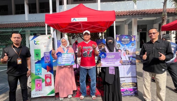 Aminin Travel Indonesia dan TC Invest Turut Berpartisipasi Pada Giat Bazaar Fun Basket Antar Alumni SMPN 4 Bandung